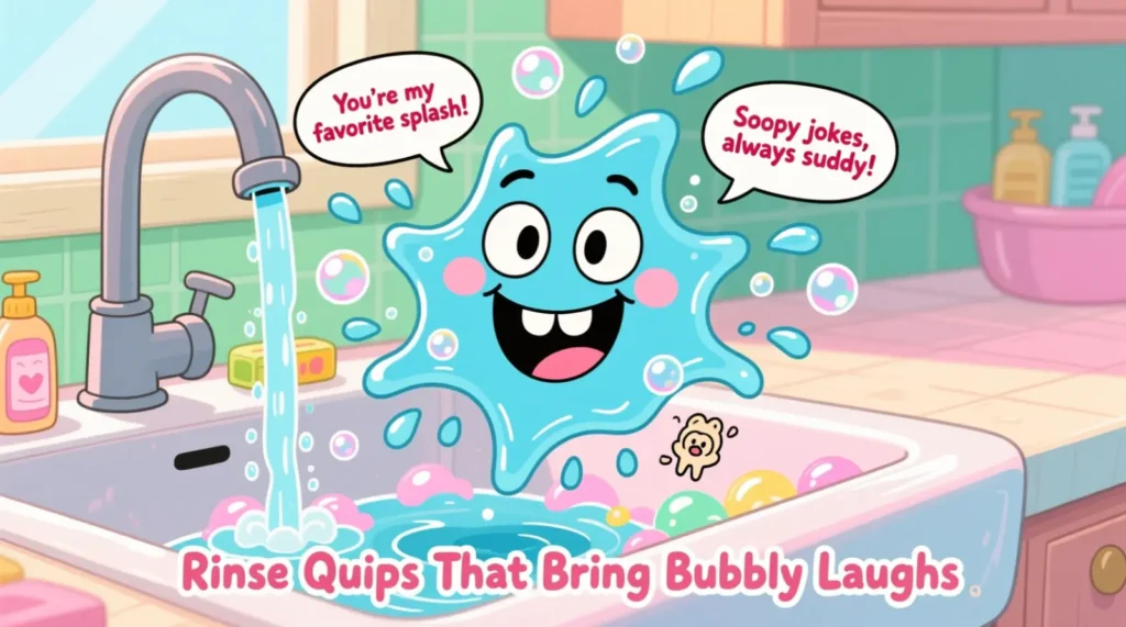 Rinse Quips That Bring Bubbly Laughs