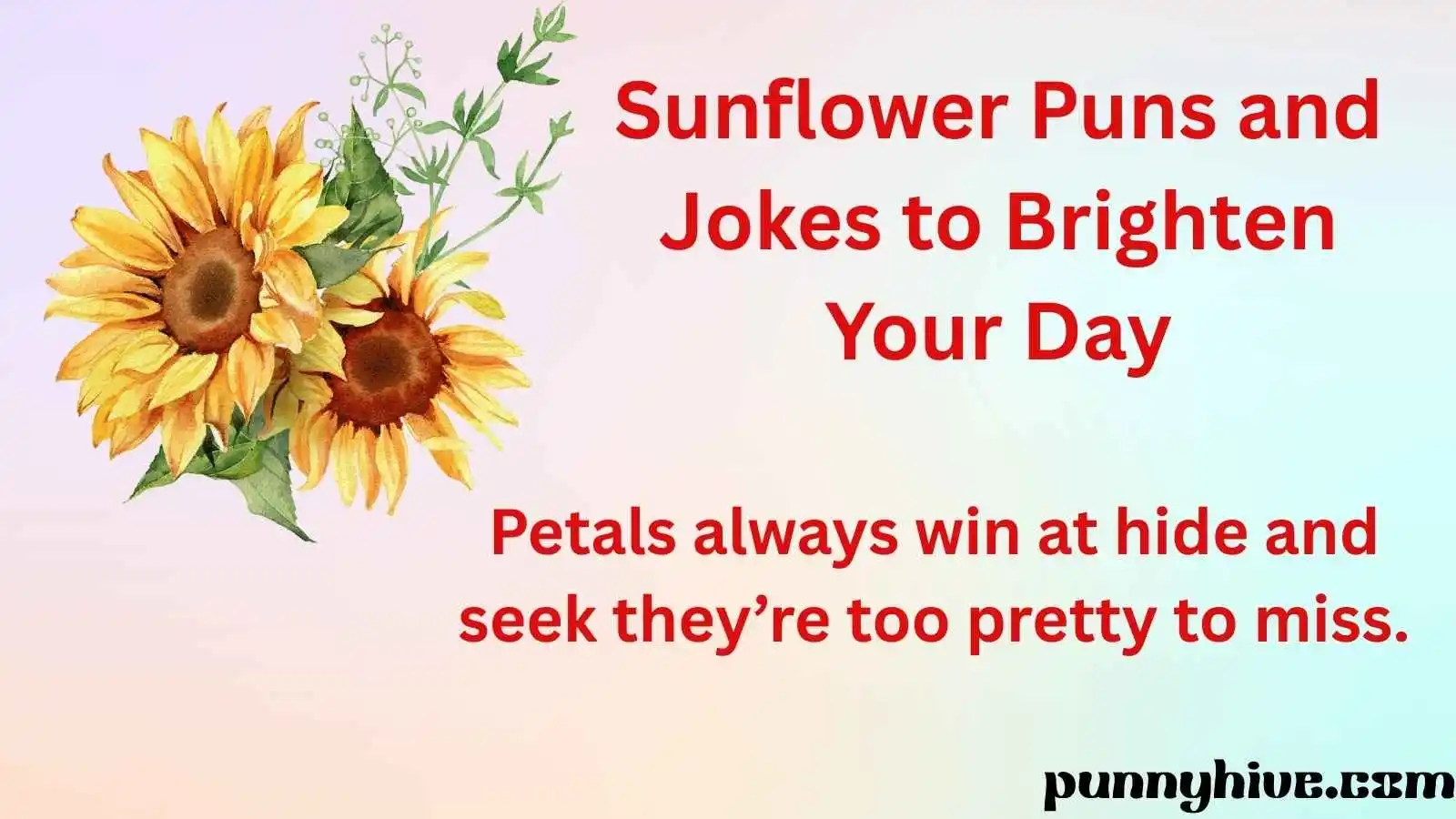 Sunflower Puns and Jokes to Brighten Your Day