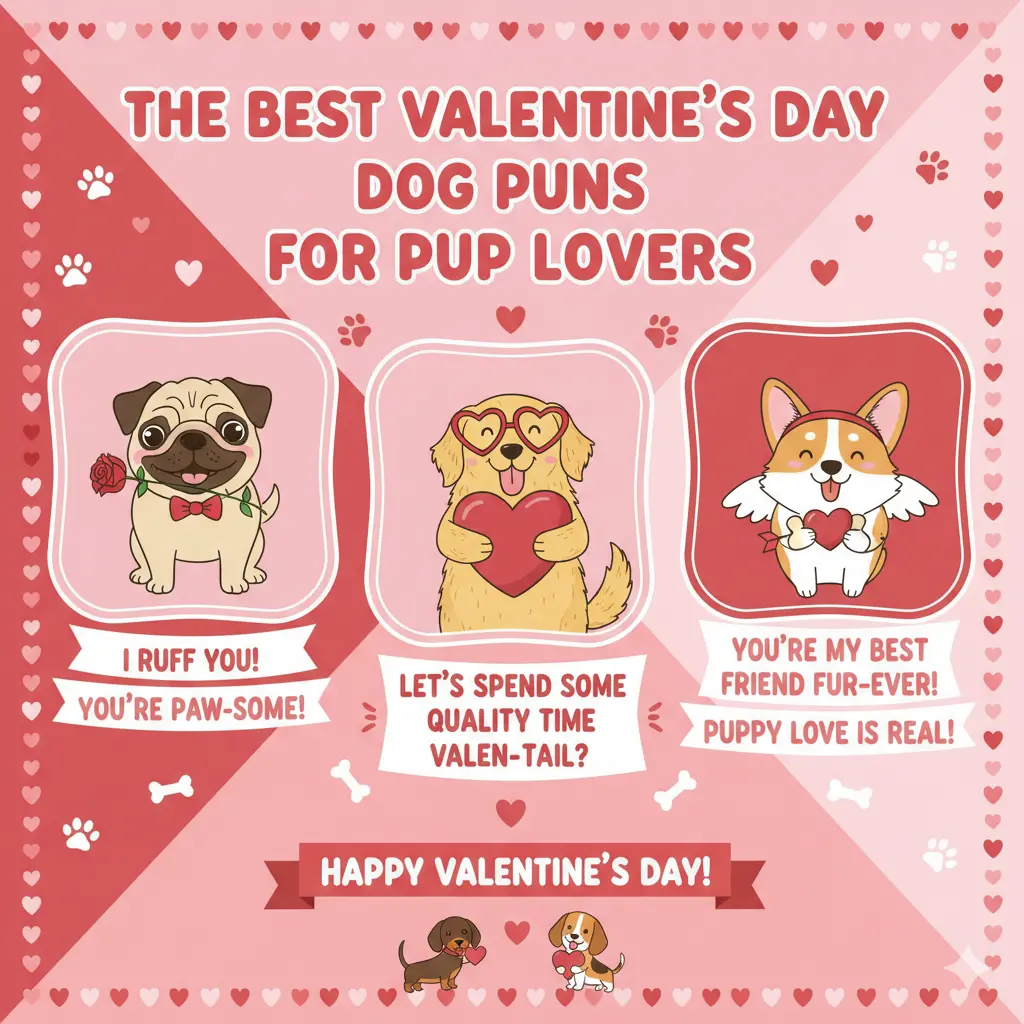 Valentine’s Day Dog Puns