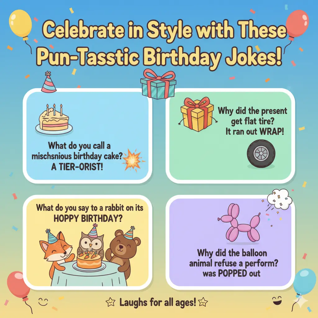 Pun Tastic Birthday Jokes